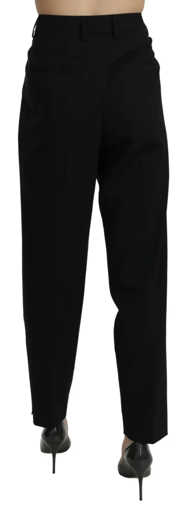 Dolce & Gabbana Women's Tapered High Waist Crystal Embellished Trousers