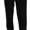 Dolce & Gabbana Women's Tapered High Waist Crystal Embellished Trousers
