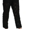 Dolce & Gabbana Women's Elegant Straight Cropped Lace Trousers