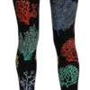Dolce & Gabbana Women's Elegant High Waist Slim Leggings Coral Print