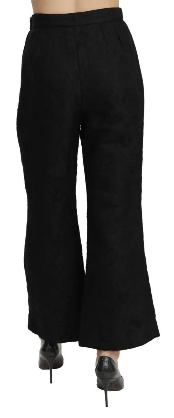 Dolce & Gabbana Women's Chic High Waist Flared Cropped Pants