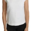 Dolce & Gabbana Women's Elegant White Cotton Blend Blouse