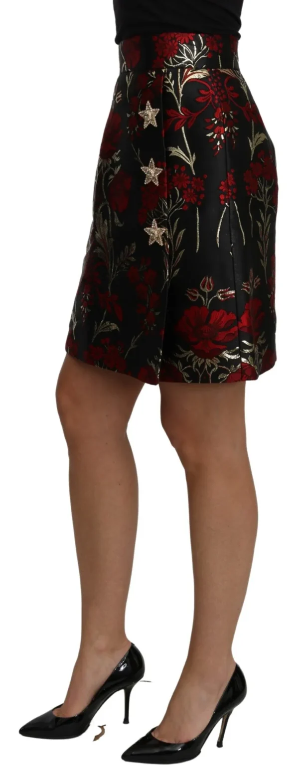 Dolce & Gabbana Women's Elegant High Waist A-line Mini Skirt