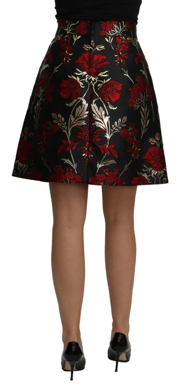 Dolce & Gabbana Women's Elegant High Waist A-line Mini Skirt