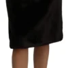 Dolce & Gabbana Women's Elegant Black Pencil Knee Length Skirt