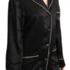 Dolce & Gabbana Women's Elegant Silk Black Button-Up Blouse
