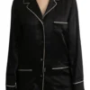 Dolce & Gabbana Women's Elegant Silk Black Button-Up Blouse