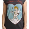 Dolce & Gabbana Women's Elegant Gray Cotton Cap Sleeve Tee