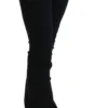 Costume National Women's Chic Black Slim Fit Low Waist Denim