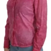 Ermanno Scervino Women's Chic Pink Cotton Polo Blouse by Ermanno Scervino