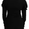 Dolce & Gabbana Women's Elegant Floral Embroidered Wool Cardigan