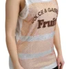 Dolce & Gabbana Women's Crystal Embellished Sleeveless Cotton Top