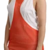 Dsquared² Women's Elegant Sleeveless Cotton Tank in Orange