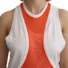 Dsquared² Women's Elegant Sleeveless Cotton Tank in Orange