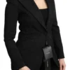 Dolce & Gabbana Women's Elegant Black Brocade Single Breasted Blazer