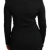 Dolce & Gabbana Women's Elegant Black Brocade Single Breasted Blazer