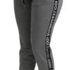 Dolce & Gabbana Women's Elegant Mid Waist Jogging Pants in Gray