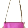Dolce & Gabbana Women's Glamorous Pink Glittered CLEO Clutch Purse
