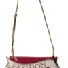Dolce & Gabbana Women's Glamorous Pink Glittered CLEO Clutch Purse