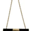 Dolce & Gabbana Women's Velvet Evening Party Crossbody with Crystal Studs