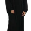Dolce & Gabbana Women's Elegant Black Lace Cape Kaftan Dress