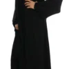 Dolce & Gabbana Women's Elegant Black Lace Cape Kaftan Dress