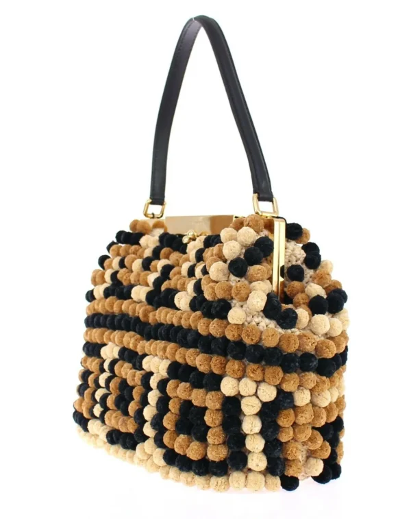 Dolce & Gabbana Women's Elegant Beaded Viscose Frame Bag