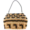 Dolce & Gabbana Women's Elegant Beaded Viscose Frame Bag
