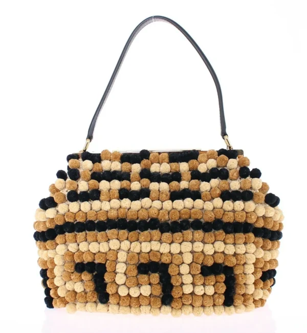 Dolce & Gabbana Women's Elegant Beaded Viscose Frame Bag