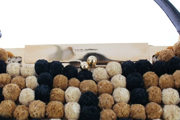 Dolce & Gabbana Women's Elegant Beaded Viscose Frame Bag