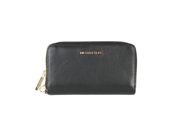 Michael Kors Women's Jet Set Large Leather Multifunction Phone Wristlet Wallet