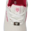Philipp Plein Women's Chic White Becky Sneakers with Pink Accents