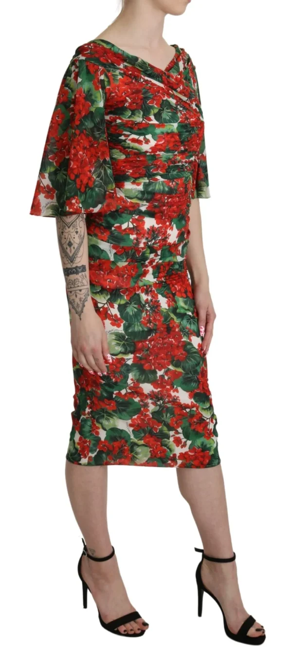 Dolce & Gabbana Women's Enchanting Floral Midi Sheath Dress