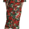 Dolce & Gabbana Women's Enchanting Floral Midi Sheath Dress