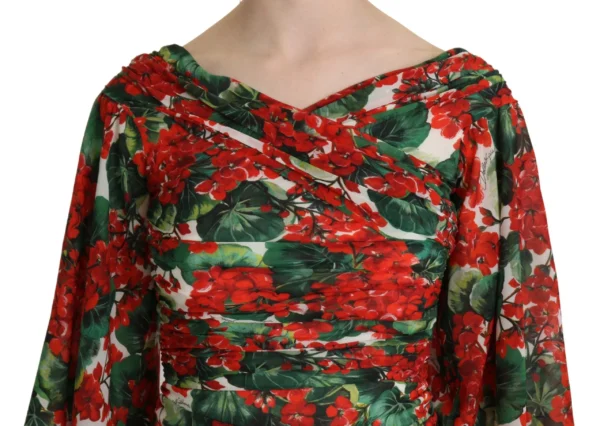 Dolce & Gabbana Women's Enchanting Floral Midi Sheath Dress