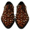 Dolce & Gabbana Women's Tiger Pattern Crystal Embellished Flats