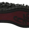 Dolce & Gabbana Women's Elegant Black Crystal Leather Dress Shoes