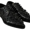 Dolce & Gabbana Women's Elegant Black Dress Shoes with Crystals