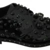 Dolce & Gabbana Women's Elegant Black Dress Shoes with Crystals