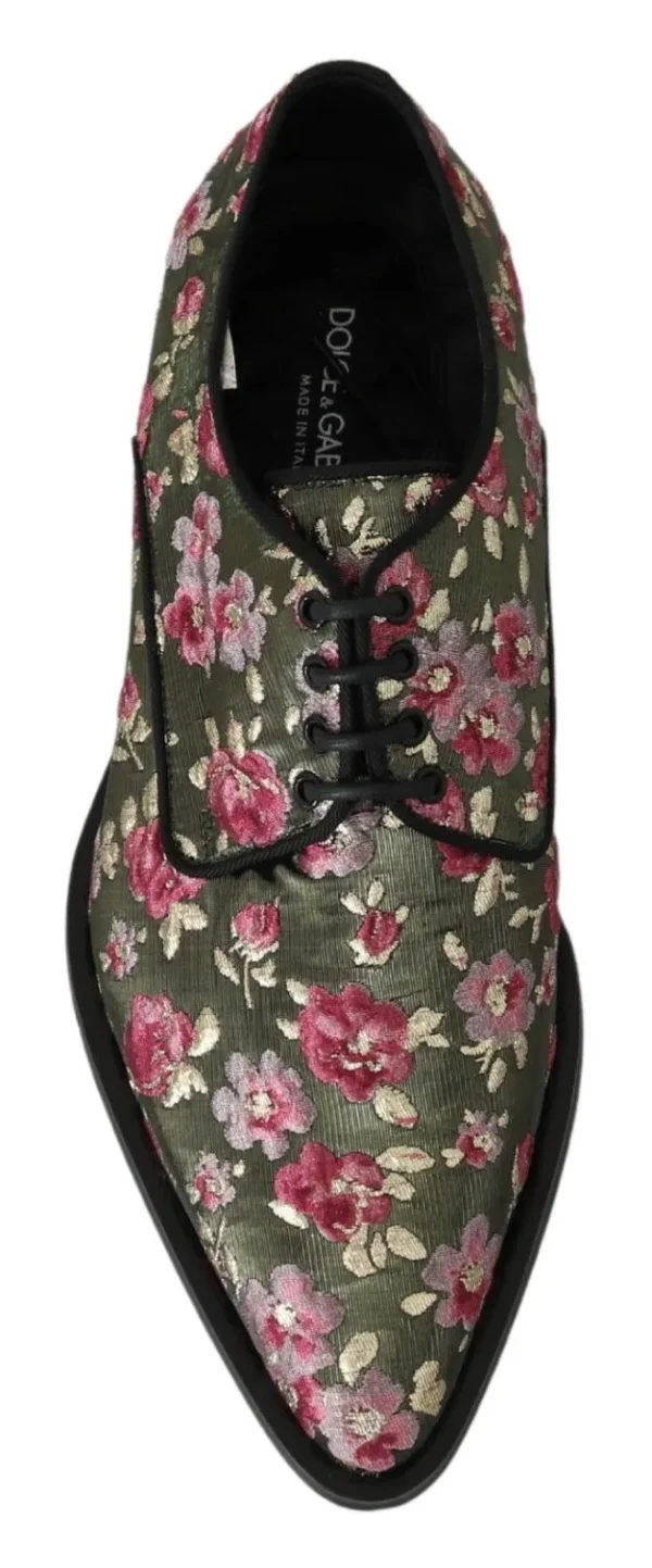 Dolce & Gabbana Women's Floral Elegance Jacquard Flat Shoes