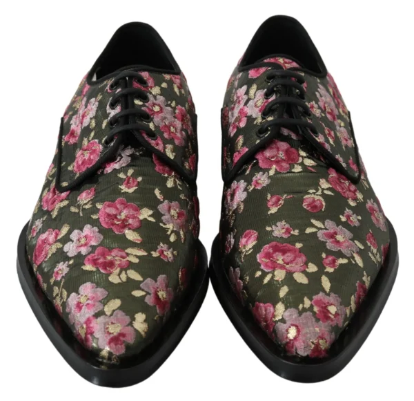 Dolce & Gabbana Women's Floral Elegance Jacquard Flat Shoes
