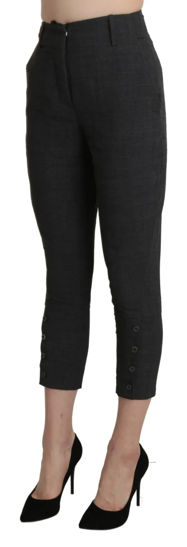 Ermanno Scervino Women's Chic High Waist Capri Cropped Pants