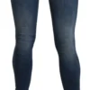 Ermanno Scervino Women's Chic Blue High Waist Cropped Jeans