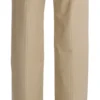 Ermanno Scervino Women's Chic Beige High-Waist Wide Leg Pants