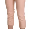 Ermanno Scervino Women's Chic Pink Skinny Capri Pants
