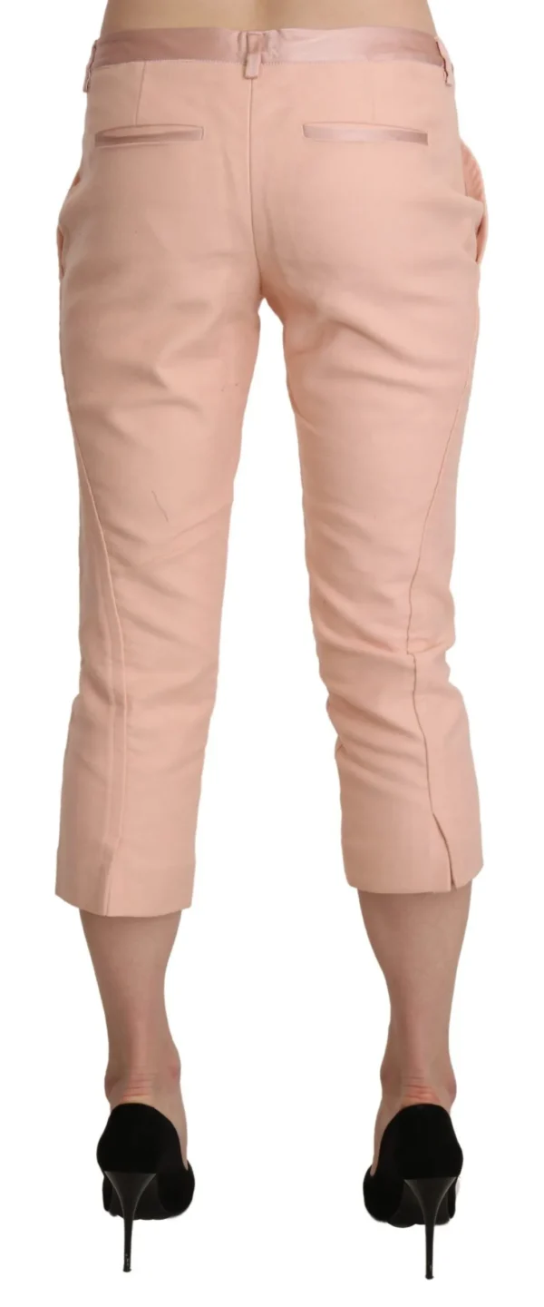 Ermanno Scervino Women's Chic Pink Skinny Capri Pants