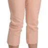Ermanno Scervino Women's Chic Pink Skinny Capri Pants