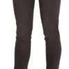 Ermanno Scervino Women's Chic Brown Low Waist Skinny Trousers