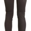 Ermanno Scervino Women's Chic Brown Low Waist Skinny Trousers