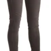 Ermanno Scervino Women's Chic Brown Low Waist Skinny Trousers